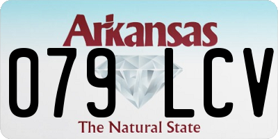 AR license plate 079LCV