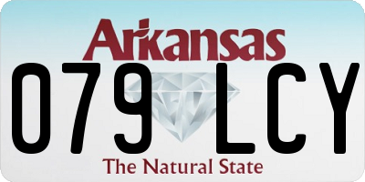 AR license plate 079LCY