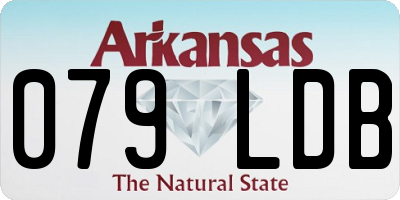AR license plate 079LDB