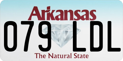 AR license plate 079LDL