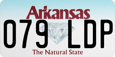 AR license plate 079LDP
