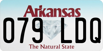 AR license plate 079LDQ