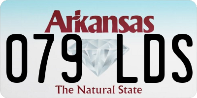 AR license plate 079LDS