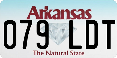 AR license plate 079LDT