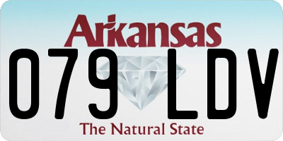 AR license plate 079LDV