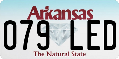 AR license plate 079LED