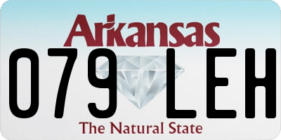 AR license plate 079LEH