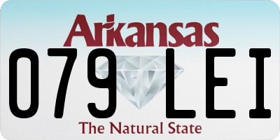 AR license plate 079LEI