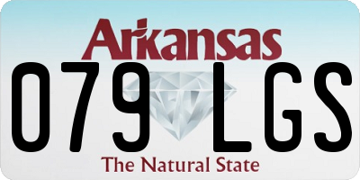 AR license plate 079LGS