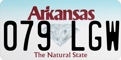 AR license plate 079LGW
