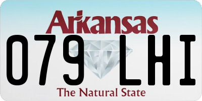 AR license plate 079LHI