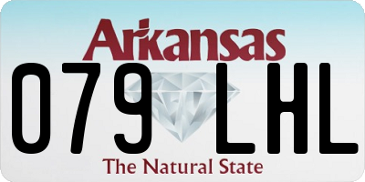 AR license plate 079LHL
