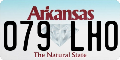 AR license plate 079LHO