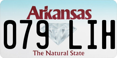 AR license plate 079LIH