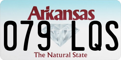 AR license plate 079LQS