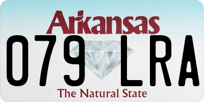 AR license plate 079LRA