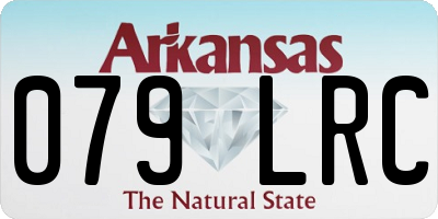 AR license plate 079LRC