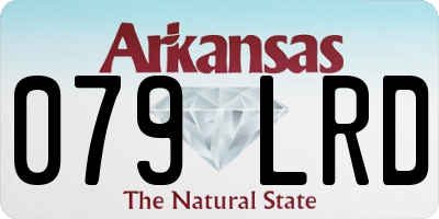 AR license plate 079LRD