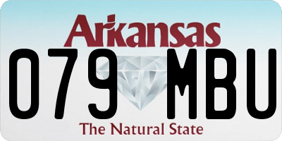 AR license plate 079MBU