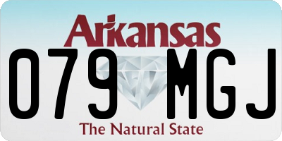AR license plate 079MGJ
