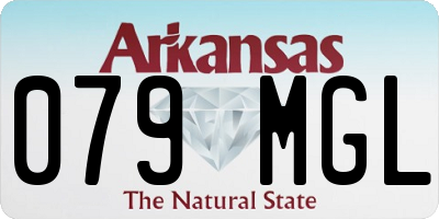 AR license plate 079MGL
