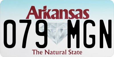 AR license plate 079MGN