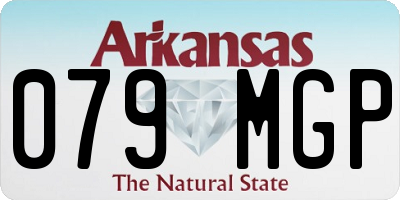 AR license plate 079MGP