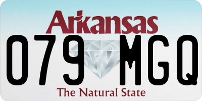 AR license plate 079MGQ