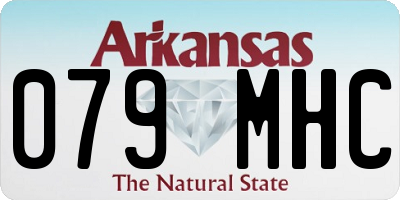 AR license plate 079MHC