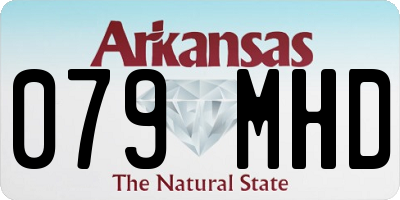 AR license plate 079MHD