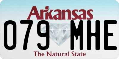 AR license plate 079MHE