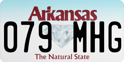 AR license plate 079MHG