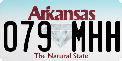 AR license plate 079MHH