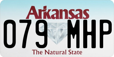 AR license plate 079MHP