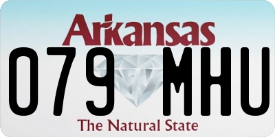 AR license plate 079MHU