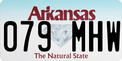 AR license plate 079MHW