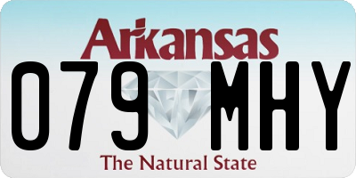 AR license plate 079MHY
