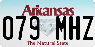 AR license plate 079MHZ