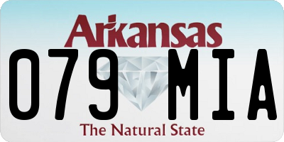 AR license plate 079MIA