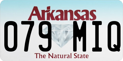 AR license plate 079MIQ