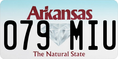 AR license plate 079MIU