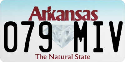 AR license plate 079MIV