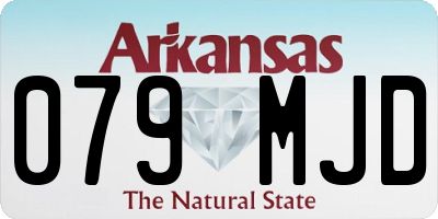 AR license plate 079MJD