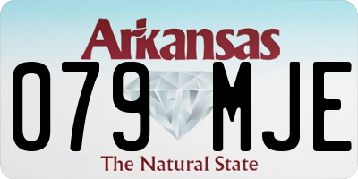 AR license plate 079MJE