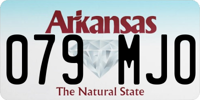 AR license plate 079MJO