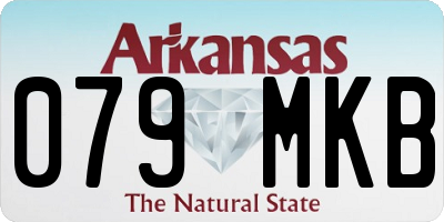 AR license plate 079MKB
