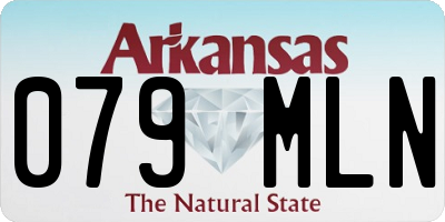 AR license plate 079MLN