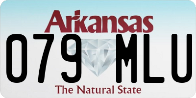 AR license plate 079MLU