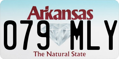 AR license plate 079MLY
