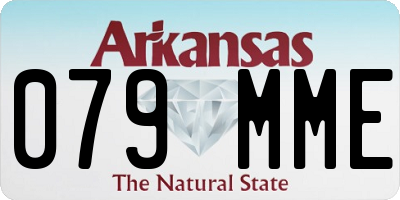 AR license plate 079MME